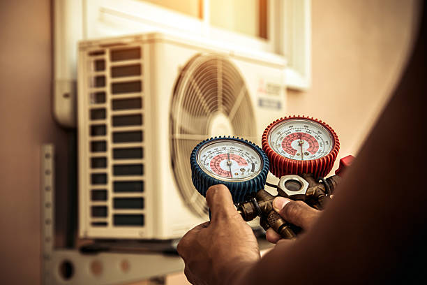 Professional Hvac Maintenance technician working in Highfalls, NC